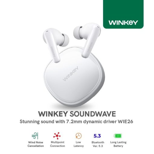 WINKEY TWS Bluetooth Earphone Minibeats Stylish Touch Control BT 5.4 -WIE01