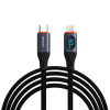 WINKEY Kabel Data Power Meter LED Display Type-C to Lightning Iphone PD 20W