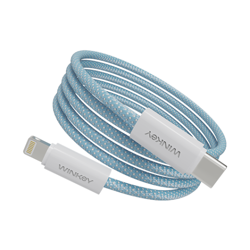 WINKEY Kabel Data Iron Stylish Cable Type-C to Lightning Iphone PD 20W
